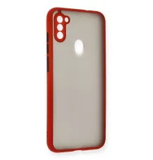 Samsung Galaxy A11 Kılıf Montreal Silikon Kapak - Kırmızı