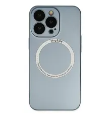 Apple iPhone 13 Pro Kılıf Jack Magneticsafe Lens Silikon - Sierra Blue
