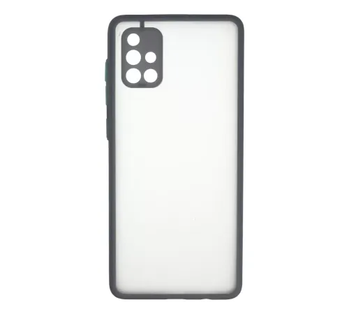 Samsung Galaxy A71 Kılıf Montreal Silikon Kapak - Gri