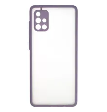Samsung Galaxy A71 Kılıf Montreal Silikon Kapak - Mor