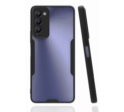 Tecno Camon 18 Kılıf Platin Silikon - Siyah