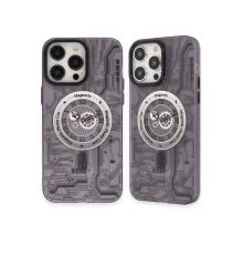 Apple iPhone 14 Pro Kılıf Apollo Magneticsafe Desenli Kapak - Apollo Mor - 5