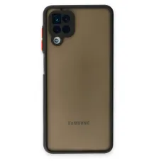 Samsung Galaxy A12 Kılıf Montreal Silikon Kapak - Siyah