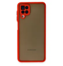 Samsung Galaxy A12 Kılıf Montreal Silikon Kapak - Kırmızı