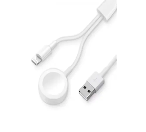AC08 2in1 Kablosuz Şarj Apple Watch 1/2/3/4/5/6/7/8/SE
