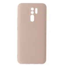 Redmi 9 Kılıf Nano içi Kadife Silikon - Pudra