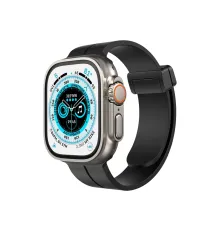 Apple Watch 38mm KR412 Elegance Stylısh Kordon - Siyah