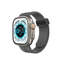 Apple Watch 38mm KR412 Elegance Stylısh Kordon - Füme