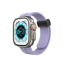 Apple Watch 42mm KR412 Elegance Stylısh Kordon - Lila