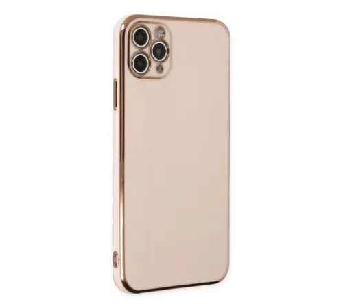 Apple iPhone 11 Pro Max Kılıf Volet Silikon - Pembe