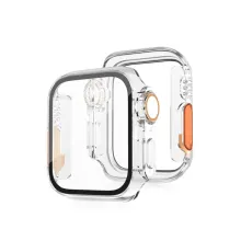 Apple Watch 40mm Watch 49mm Kasa Dönüştürücü ve Ekran Koruyucu - Şeffaf