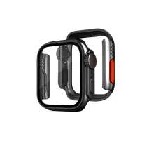Apple Watch 41mm Watch 49mm Kasa Dönüştürücü ve Ekran Koruyucu - Siyah