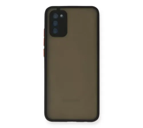 Samsung Galaxy A02S Kılıf Montreal Silikon Kapak - Siyah