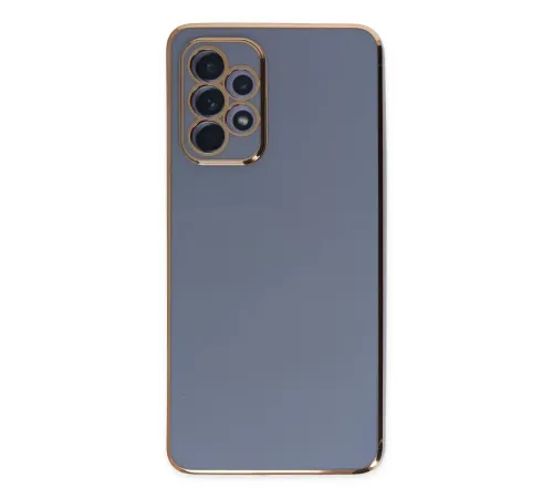 Samsung Galaxy A52 Kılıf Volet Silikon - Mavi