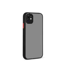 Apple iPhone 12 Kılıf Montreal Silikon Kapak - Siyah