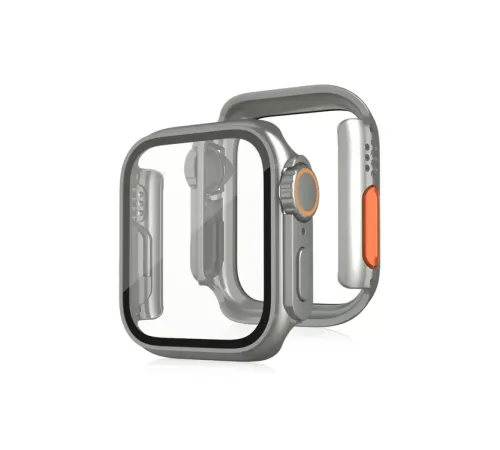 Apple Watch 44mm Watch 49mm Kasa Dönüştürücü ve Ekran Koruyucu - Yıldız Işığı