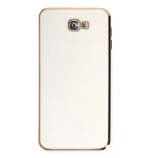Samsung Galaxy J7 Prime Kılıf Volet Silikon - Beyaz