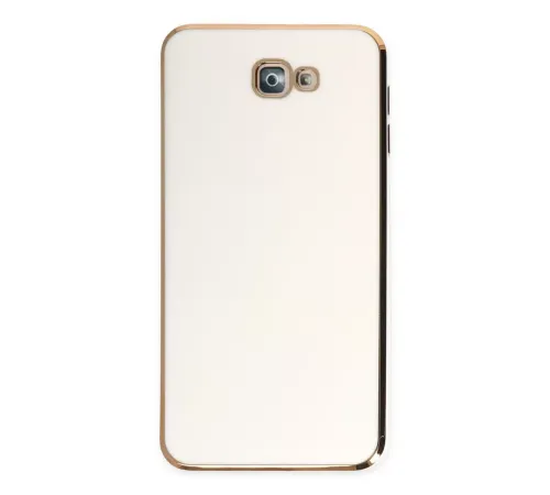 Samsung Galaxy J7 Prime Kılıf Volet Silikon - Beyaz