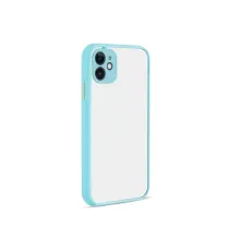 Apple iPhone 12 Kılıf Montreal Silikon Kapak - Turkuaz