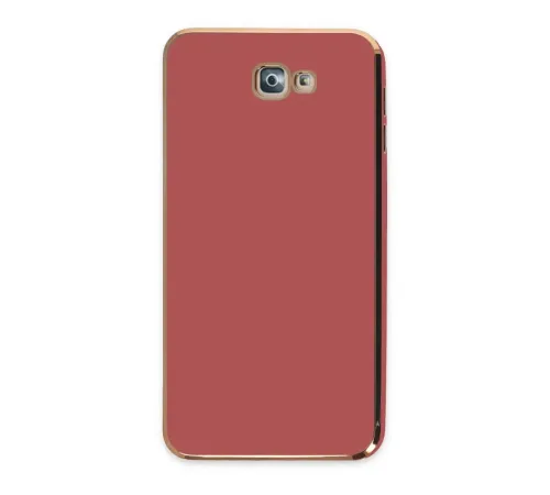 Samsung Galaxy J7 Prime Kılıf Volet Silikon - Kırmızı