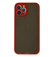 Apple iPhone 12 Pro Kılıf Montreal Silikon Kapak - Kırmızı