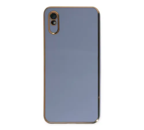 Redmi 9A Kılıf Volet Silikon - Mavi