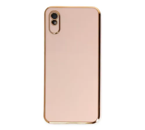 Redmi 9A Kılıf Volet Silikon - Pembe