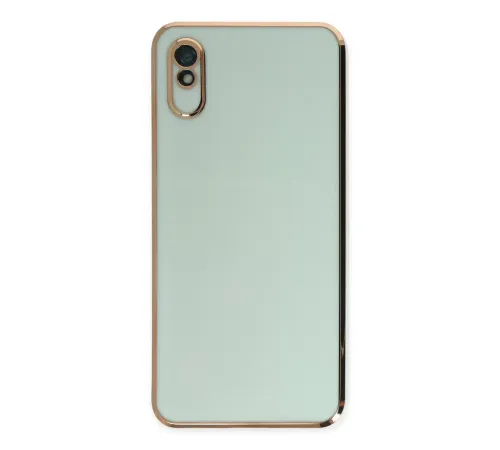 Redmi 9A Kılıf Volet Silikon - Açık Yeşil