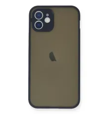 Apple iPhone 12 Mini Kılıf Montreal Silikon Kapak - Lacivert