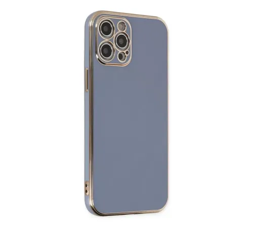 Apple iPhone 12 Pro Max Kılıf Volet Silikon - Mavi