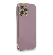 Apple iPhone 12 Pro Max Kılıf Volet Silikon - Mor