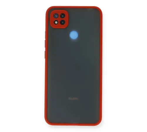 Redmi 9C Kılıf Montreal Silikon Kapak - Kırmızı