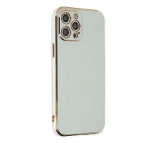 Apple iPhone 12 Pro Max Kılıf Volet Silikon - Açık Yeşil