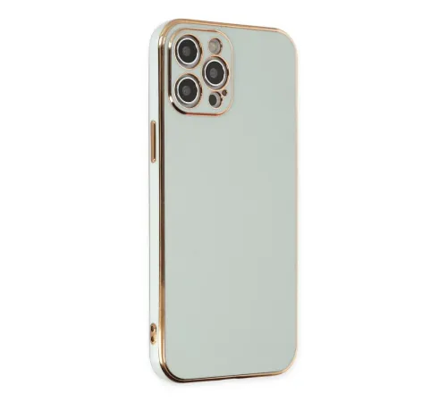 Apple iPhone 12 Pro Max Kılıf Volet Silikon - Açık Yeşil