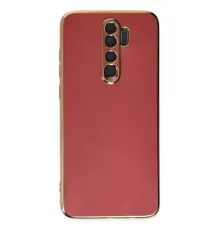 Redmi Note 8 Pro Kılıf Volet Silikon - Kırmızı