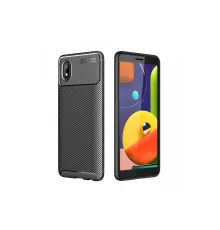 Samsung Galaxy A01 Core Kılıf Auto Focus Karbon Kapak - Siyah