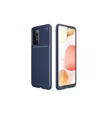 Samsung Galaxy A72 Kılıf Auto Focus Karbon Kapak - Lacivert