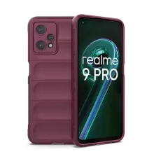 Realme 9 Pro 5G Kılıf Optimum Silikon - Bordo