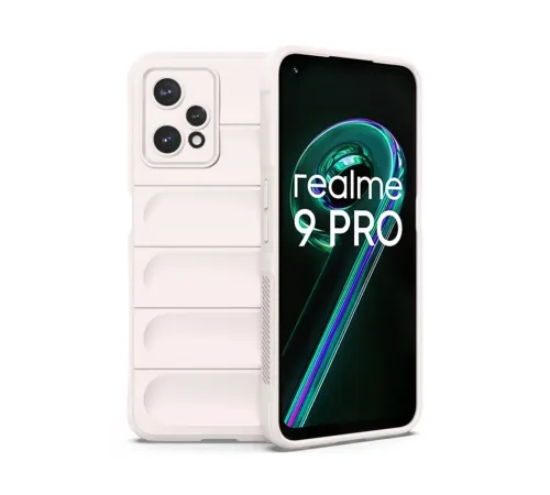 Realme 9 Pro 5G Kılıf Optimum Silikon - Krem