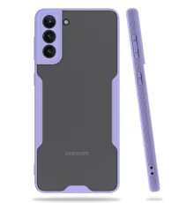 Samsung Galaxy S21 Plus Kılıf Platin Silikon - Lila