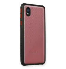 Samsung Galaxy A01 Core Kılıf Miami Şeffaf Silikon - Siyah