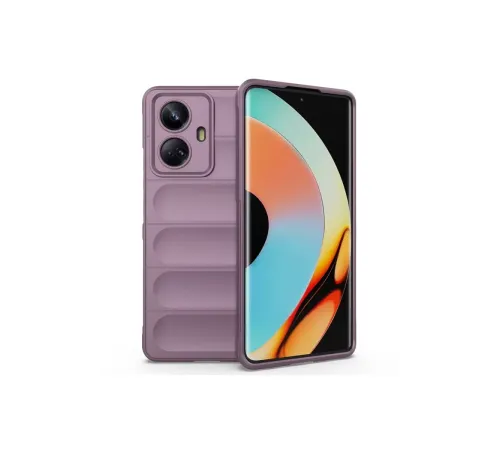 Realme 10 Pro 5G Kılıf Optimum Silikon - Mor