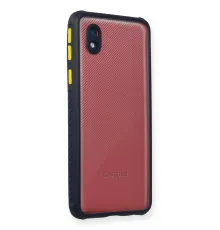 Samsung Galaxy A01 Core Kılıf Miami Şeffaf Silikon - Lacivert