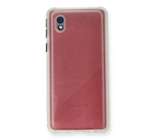 Samsung Galaxy A01 Core Kılıf Miami Şeffaf Silikon - Şeffaf