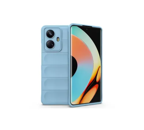 Realme 10 Pro 5G Kılıf Optimum Silikon - Sky Blue