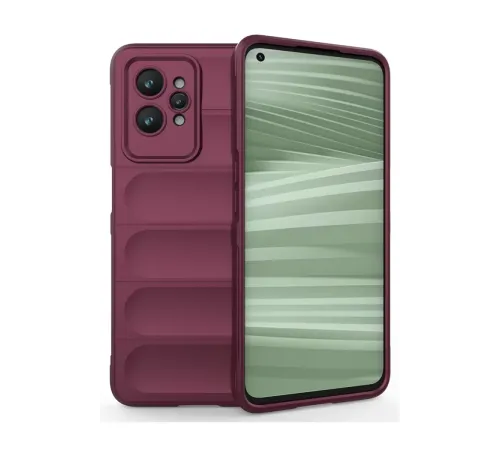 Realme GT2 Pro 5G Kılıf Optimum Silikon - Bordo