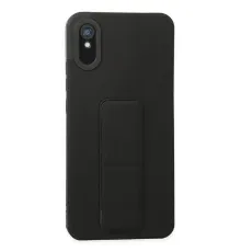 Redmi 9A Kılıf Mega Standlı Silikon - Siyah