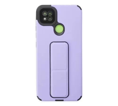 Redmi 9C Kılıf Mega Standlı Silikon - Lila