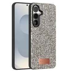 Samsung Galaxy S25 Bright Simli Kapak - Gümüş