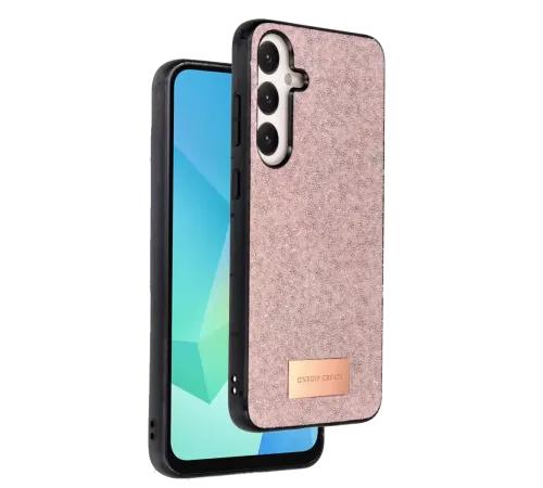 Samsung Galaxy A36 Bright Simli Kapak - Pembe